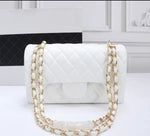 C Lambskin Handbag Doube CC