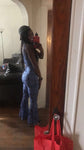 Women Sleeveless Print  Jumpsuit Romper Flared Trousers Plus Size S-3XL  ((( SOLD OUT !!!