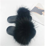 Fox Fur Slippers