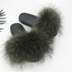Fox Fur Slippers