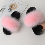Fox Fur Slippers