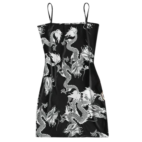 Dragon Pattern Sleeveless
