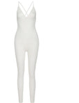 V-neck backless jumpsuit :REMINDME