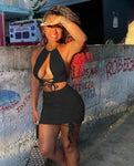 Halter bandage two piece :RUNNINGWILD
