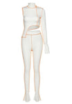 Asymmetry tops sporty legging :DREAMYSET