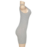 Jumpsuit sleeveless Bodycon Solid Knitted Sport