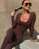 Basic Bodycon Jumpsuit