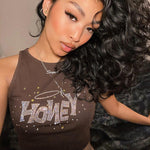 Honey Crop Top Expressive Tanks