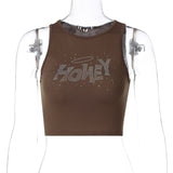 Honey Crop Top Expressive Tanks