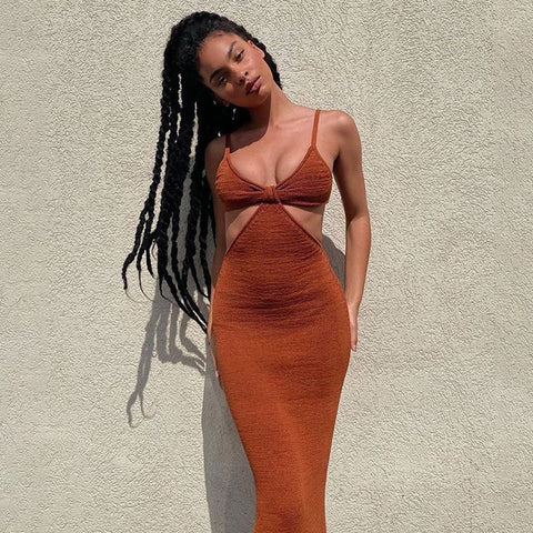 Vacation Knitted Maxi Dresses