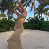 Vacation Knitted Maxi Dresses