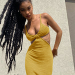 Vacation Knitted Maxi Dresses