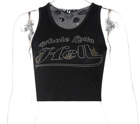 Honey Crop Top Expressive Tanks