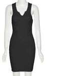 Sleeveless V-Neck Women :SNOWWHITE
