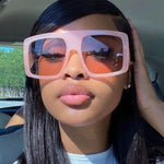 Square Oversized Big Frame Sun Glasses