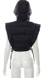New Solid Color Hooded Jacket Sleeveless Vest