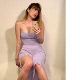 Spaghetti Strap Strapless Backless Lace Up Dresses