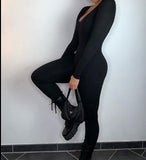 Nibber Basic Bodycon Jumpsuit