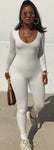 Nibber Basic Bodycon Jumpsuit